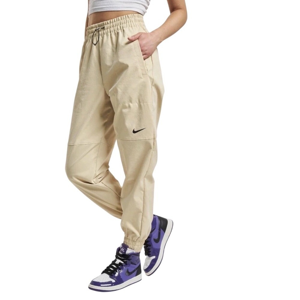 Nike Sportswear Swoosh XL Joggers Woven Trousers Khaki Pants FD1131-783 Women's